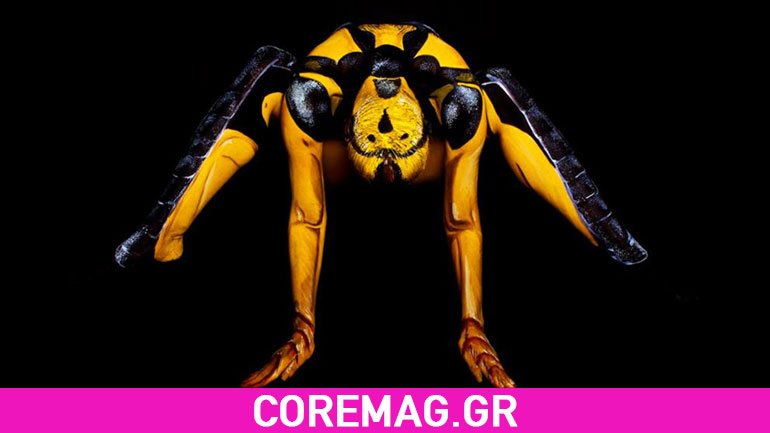 Τα  body painting του Corey Malcolm Lajeunesse